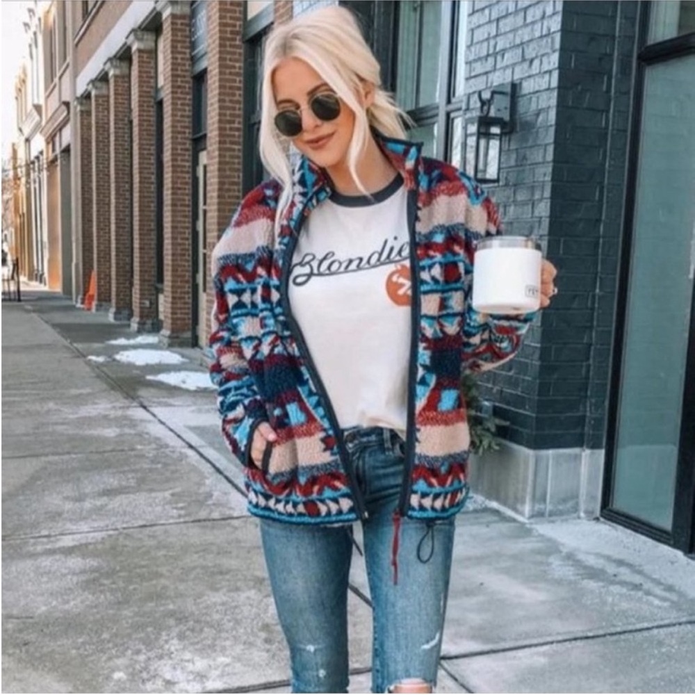BLONDIE | AMERICAN EAGLE Ringer Retro Style Band Graphic Tee Women's Size SM
